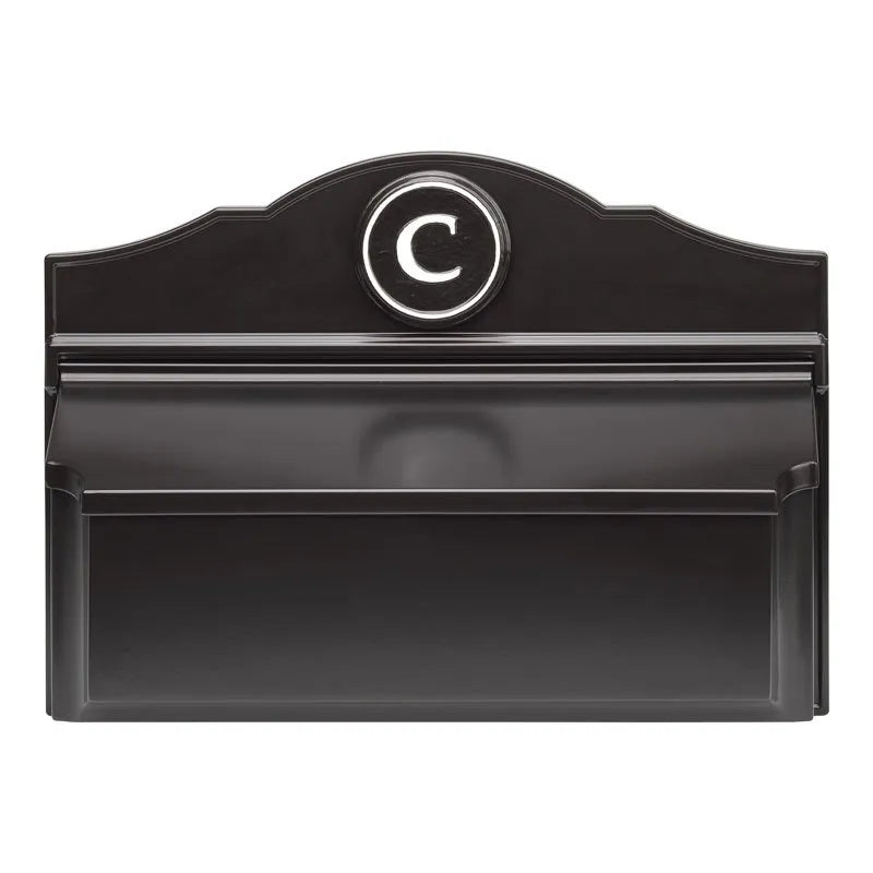 Colonial Wall Mailbox Package Mailbox & Monogram (6 Colors)