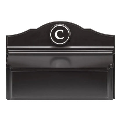 Colonial Wall Mailbox Package Mailbox & Monogram (6 Colors)