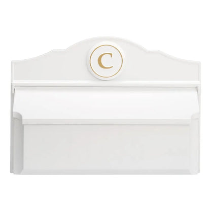 Colonial Wall Mailbox Package Mailbox & Monogram (6 Colors)