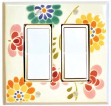 Watercolor Floral Switchplates