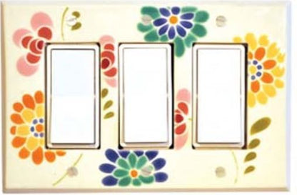 Watercolor Floral Switchplates