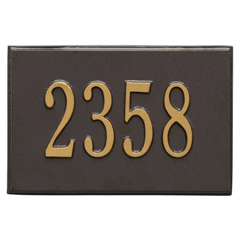 Wall Mailbox Plaque (4 Colors)