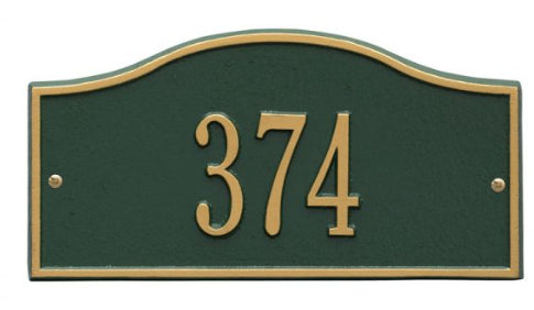 Rolling Hills Mini Address Plaque