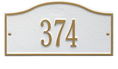 Rolling Hills Mini Address Plaque