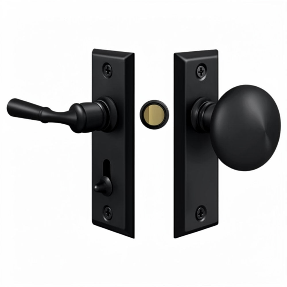 Screen Door Lock, Rectangular, Tubular Lock