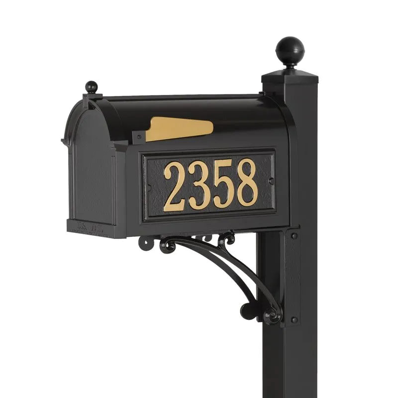 Deluxe Capitol Mailbox Package - Black