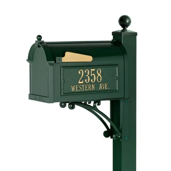 Deluxe Capitol Mailbox Package - Green