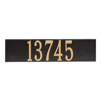 Colonial Wall Mailbox Plaque (6 Colors)