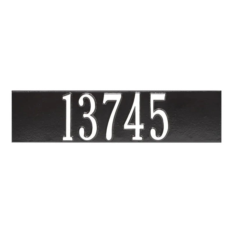Colonial Wall Mailbox Plaque (6 Colors)