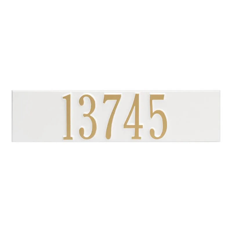 Colonial Wall Mailbox Plaque (6 Colors)