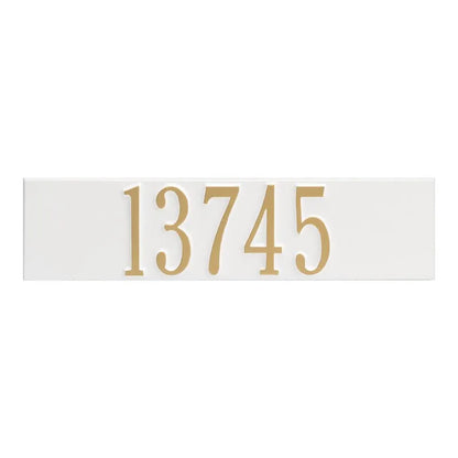 Colonial Wall Mailbox Plaque (6 Colors)