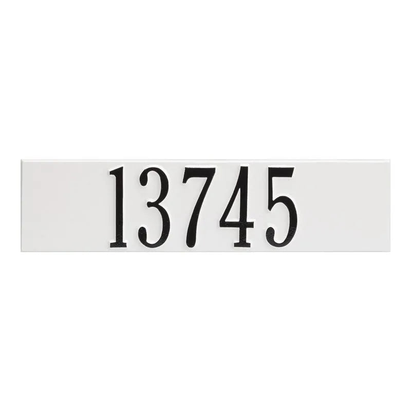 Colonial Wall Mailbox Plaque (6 Colors)