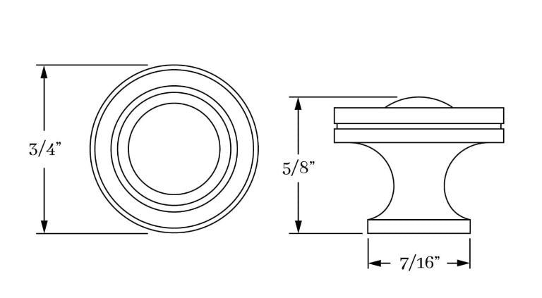 Beveled Knob