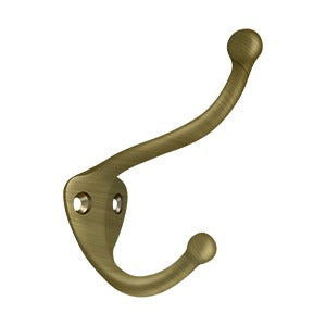 Contemporary Coat & Hat Hook (Multiple Finishes)