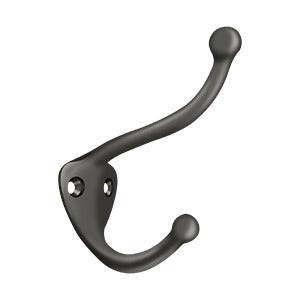Contemporary Coat & Hat Hook (Multiple Finishes)
