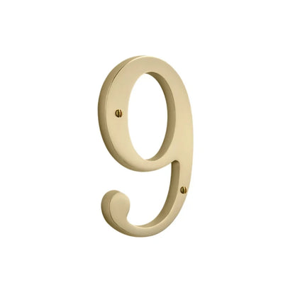 House Numbers - Vintage Brass