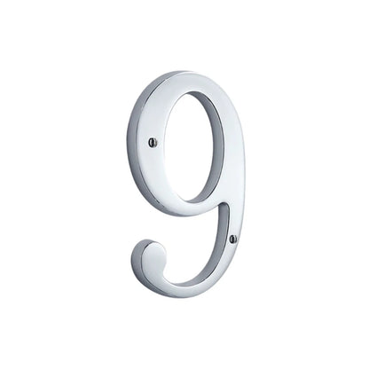 House Numbers - Polished Chrome