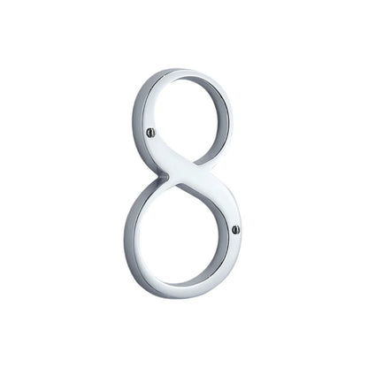 House Numbers - Polished Chrome