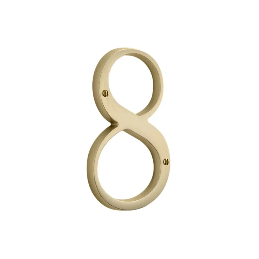 House Numbers - Vintage Brass