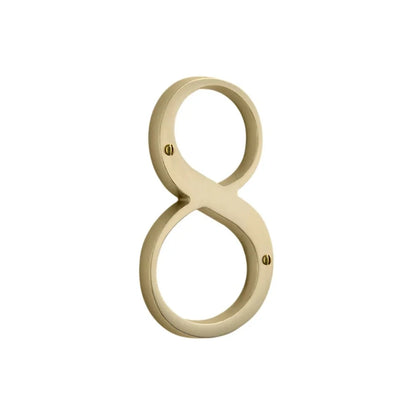 House Numbers - Vintage Brass