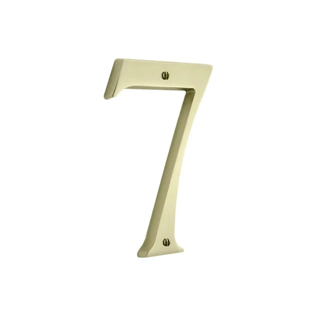 House Numbers - Lifetime Satin Brass