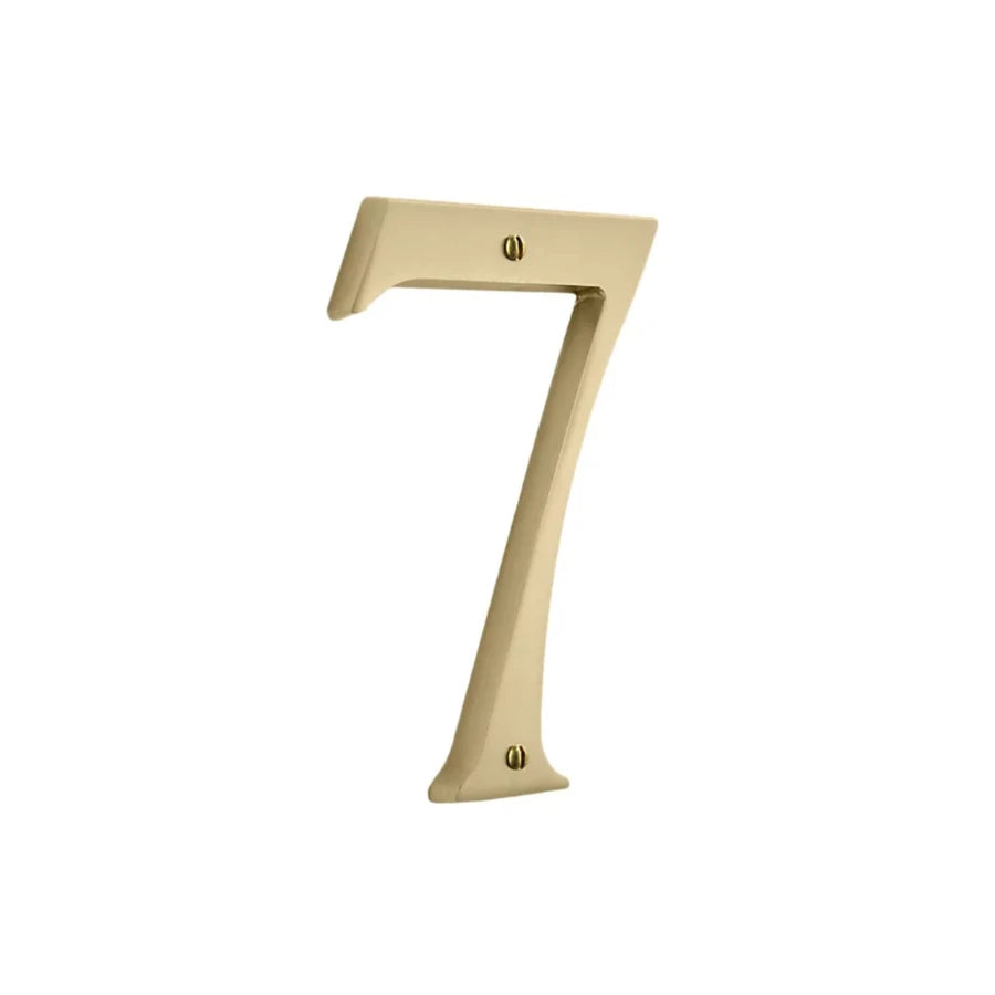 House Numbers - Vintage Brass