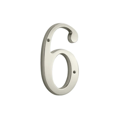 House Numbers - Lifetime Polished Nickel
