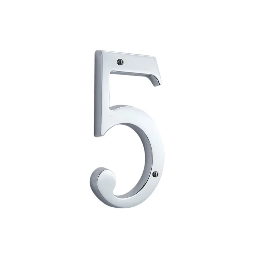 House Numbers - Polished Chrome