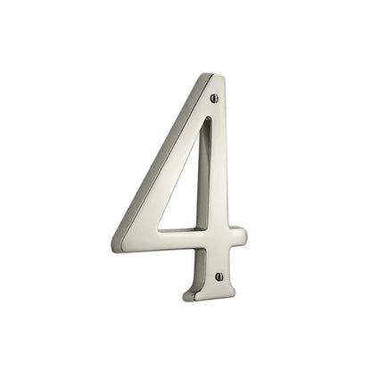 House Numbers - Lifetime Polished Nickel