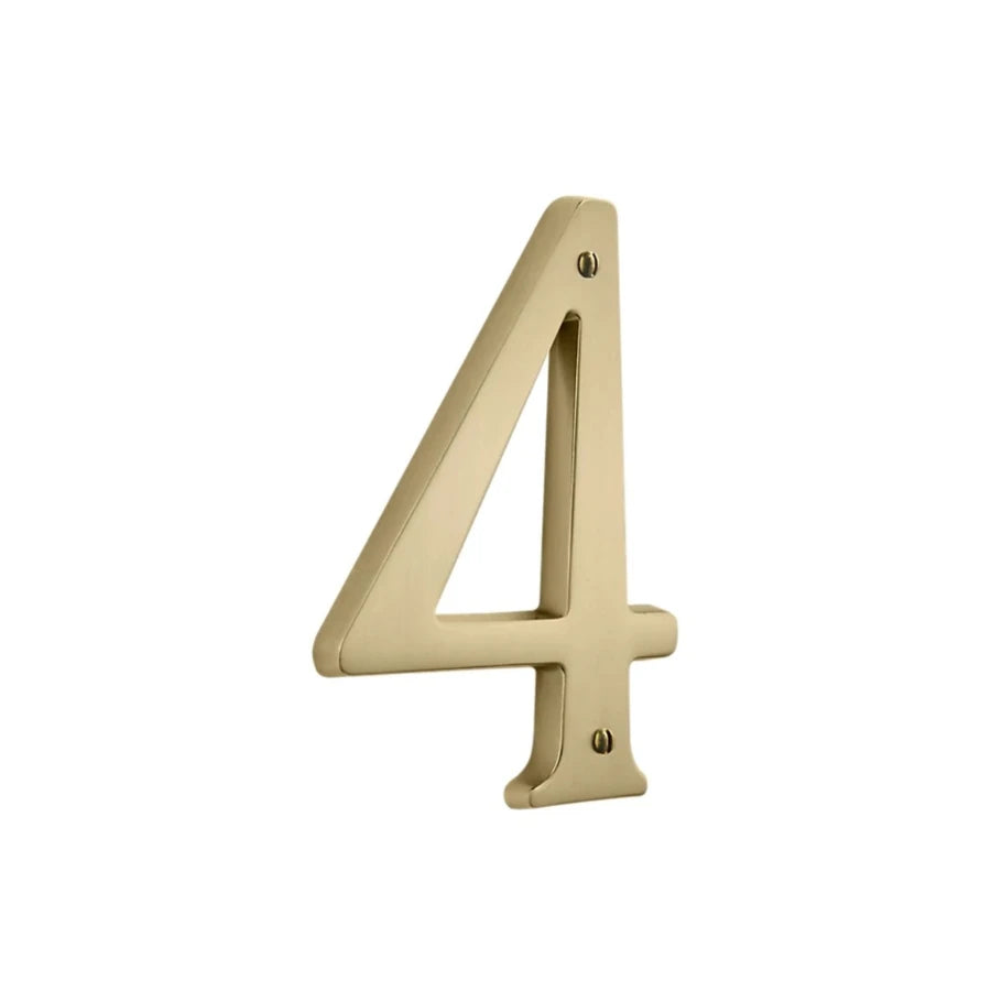 House Numbers - Vintage Brass