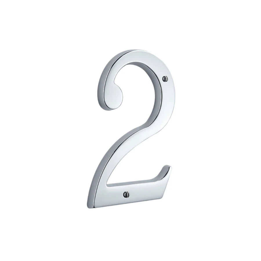 House Numbers - Polished Chrome