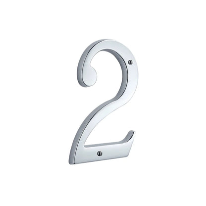 House Numbers - Polished Chrome