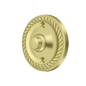 Door Bell Button, Round with Rope