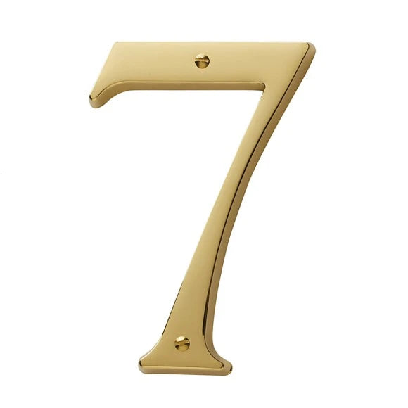 House Numbers - Lifetime Polished Brass