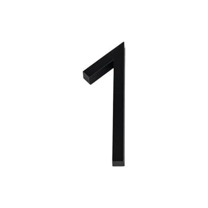 Modern House Numbers - Matte Black