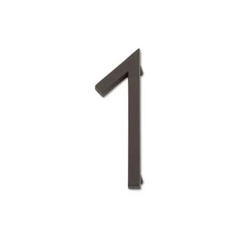 Modern House Numbers - Aged Bronze