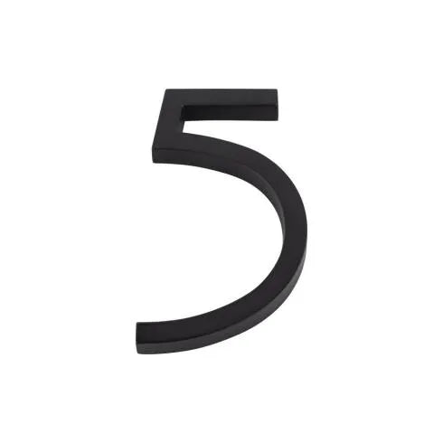 Modern House Numbers - Matte Black