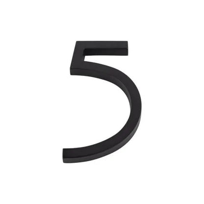 Modern House Numbers - Matte Black