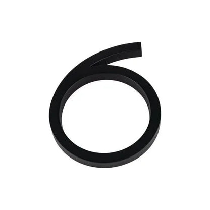 Modern House Numbers - Matte Black