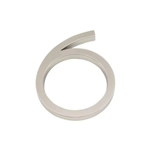 Modern House Numbers - Brushed Nickel