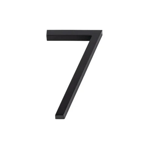 Modern House Numbers - Matte Black