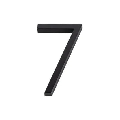 Modern House Numbers - Matte Black