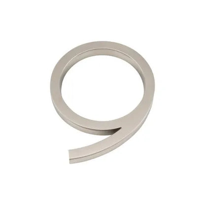 Modern House Numbers - Brushed Nickel