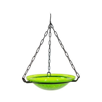 Hanging Bird Bath w/ Glass Bowl