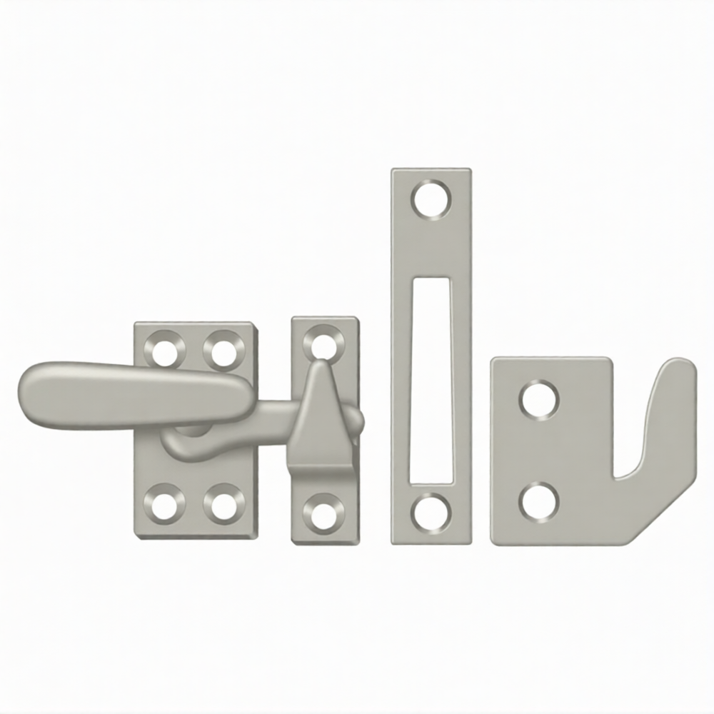 Window Lock, Casement Fastener, Small (Multiple Finishes)