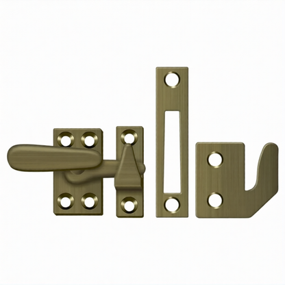 Window Lock, Casement Fastener, Small (Multiple Finishes)