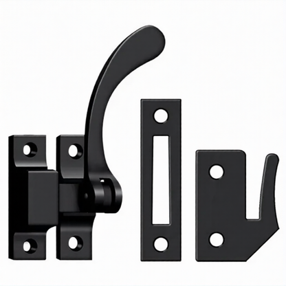 Window Lock, Casement Fastener, Reversible, 4-1/2" (Mulitple Finishes)