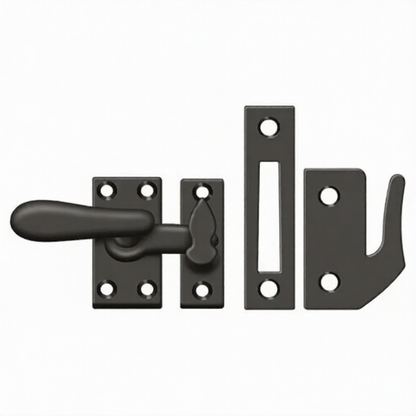 Window Lock, Casement Fastener, Medium (Multiple Finishes)