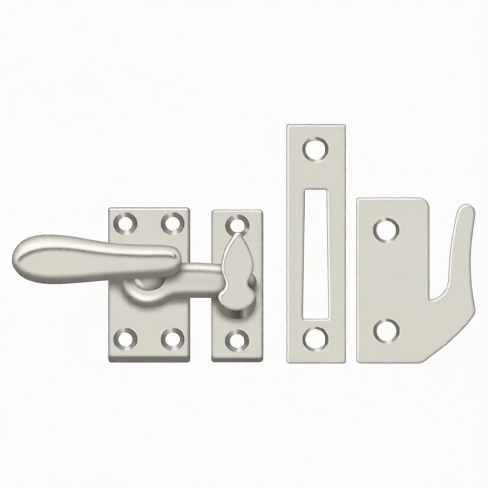 Window Lock, Casement Fastener, Medium (Multiple Finishes)