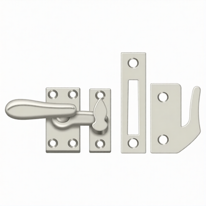 Window Lock, Casement Fastener, Medium (Multiple Finishes)